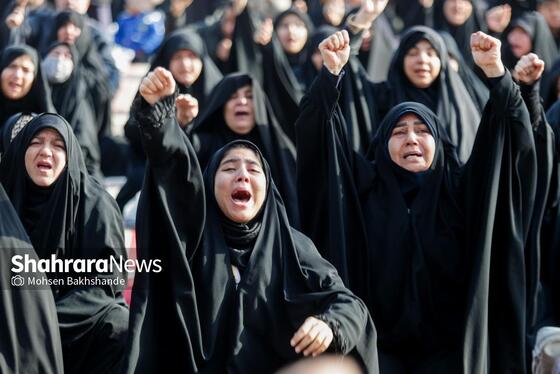 گزارش تصویری | عزاداری شهادت رهبر معظم انقلاب اسلامی، در حرم امام‌رضا (ع) - ۲