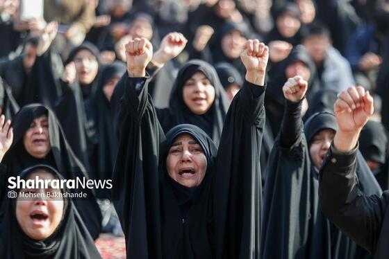 گزارش تصویری | عزاداری شهادت رهبر معظم انقلاب اسلامی، در حرم امام‌رضا (ع) - ۲