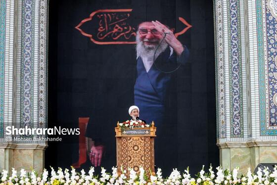 گزارش تصویری | عزاداری شهادت رهبر معظم انقلاب اسلامی، در حرم امام‌رضا (ع) - ۲