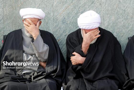 گزارش تصویری | عزاداری شهادت رهبر معظم انقلاب اسلامی، در حرم امام‌رضا (ع) - ۲
