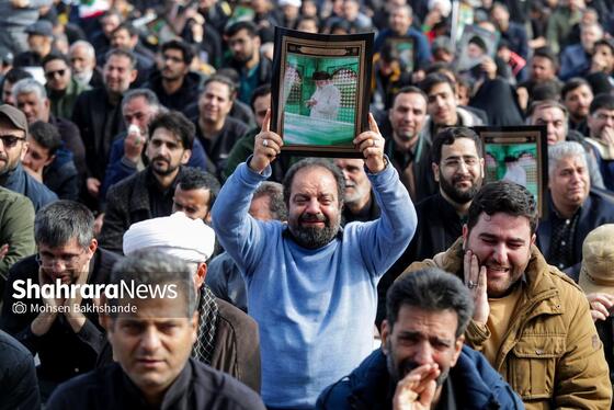 گزارش تصویری | عزاداری شهادت رهبر معظم انقلاب اسلامی، در حرم امام‌رضا (ع) - ۲
