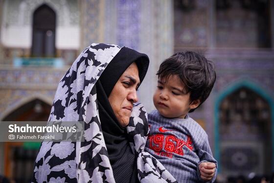 گزارش تصویری | موج عشق و اشک در عزای شهادت رهبر معظم انقلاب اسلامی، در حرم امام‌رضا (ع)