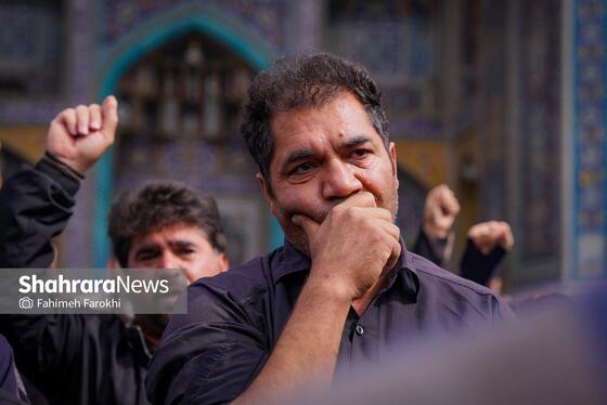 گزارش تصویری | موج عشق و اشک در عزای شهادت رهبر معظم انقلاب اسلامی، در حرم امام‌رضا (ع)