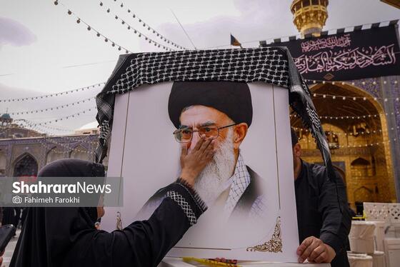 گزارش تصویری | موج عشق و اشک در عزای شهادت رهبر معظم انقلاب اسلامی، در حرم امام‌رضا (ع)