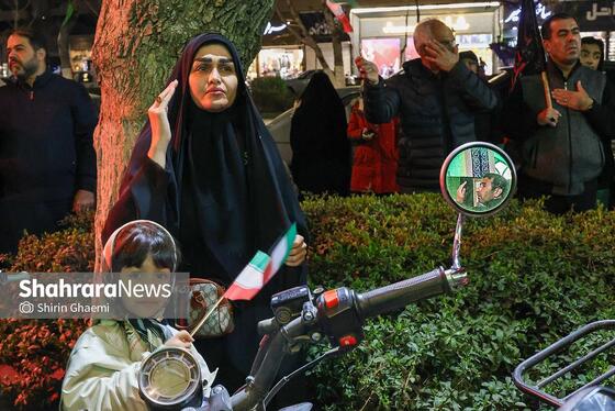 گزارش تصویری اولین شب سوگواری مردم به مناسبت شهادت مقام معظم رهبری