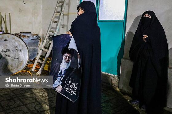 گزارش تصویری | تجمع مردم مشهد در سوگ رهبر انقلاب | شهرک مهرگان