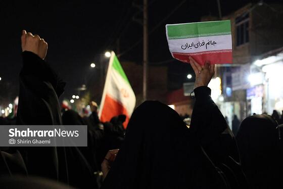 گزارش تصویری | تجمع مردم مشهد در سوگ رهبر انقلاب | شهرک مهرگان