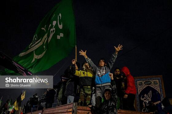 گزارش تصویری | تجمع مردم مشهد در سوگ رهبر انقلاب | شهرک مهرگان