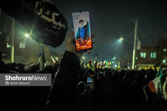 گزارش تصویری | تجمع مردم مشهد در سوگ رهبر انقلاب | شهرک مهرگان