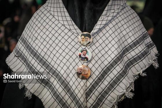 گزارش تصویری | حضور باشکوه مردم در مراسم عزاداری شهادت قائد امت در حرم امام‌رضا(ع)