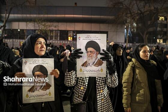 گزارش تصویری | تجمع مردم مشهد در سوگ رهبر انقلاب | بولوار هاشمیه