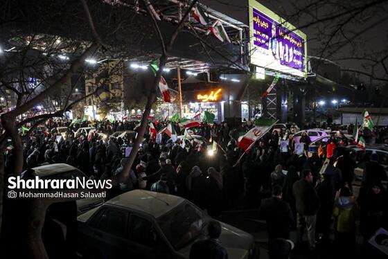 گزارش تصویری | تجمع مردم مشهد در سوگ رهبر انقلاب | بولوار هاشمیه