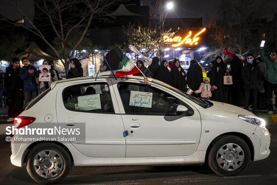 گزارش تصویری | تجمع مردم مشهد در سوگ رهبر انقلاب | بولوار هاشمیه