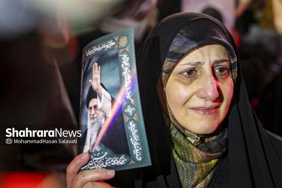 گزارش تصویری | تجمع مردم مشهد در سوگ رهبر انقلاب | بولوار هاشمیه