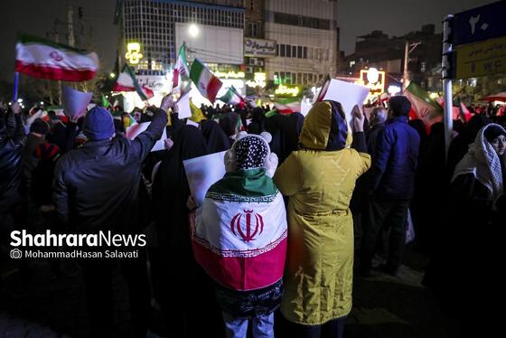 گزارش تصویری | تجمع مردم مشهد در سوگ رهبر انقلاب | بولوار هاشمیه