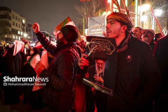 گزارش تصویری | تجمع مردم مشهد در سوگ رهبر انقلاب | بولوار هاشمیه