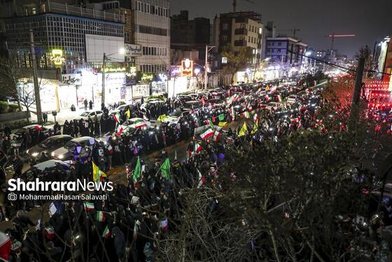 گزارش تصویری | تجمع مردم مشهد در سوگ رهبر انقلاب | بولوار هاشمیه
