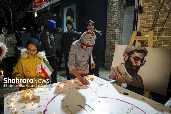 گزارش تصویری | تجمع مردم مشهد در سوگ رهبر انقلاب | بولوار هاشمیه