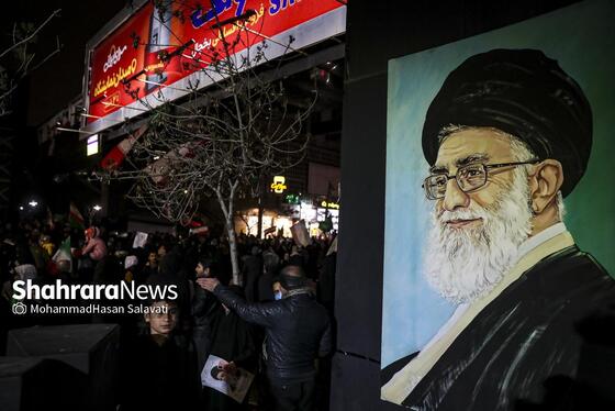 گزارش تصویری | تجمع مردم مشهد در سوگ رهبر انقلاب | بولوار هاشمیه