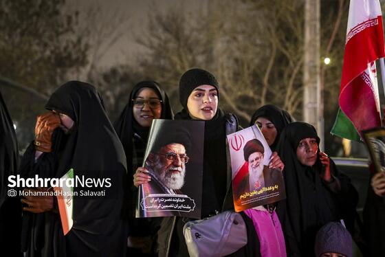 گزارش تصویری | تجمع مردم مشهد در سوگ رهبر انقلاب | بولوار هاشمیه