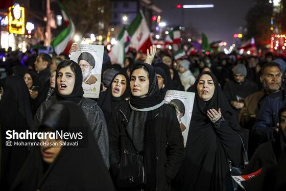 گزارش تصویری | تجمع مردم مشهد در سوگ رهبر انقلاب | بولوار هاشمیه