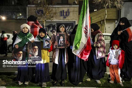 گزارش تصویری | تجمع مردم مشهد در سوگ رهبر انقلاب | بولوار هاشمیه