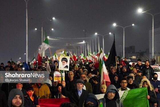 گزارش تصویری | تجمع مردم مشهد در سوگ رهبر انقلاب | بولوار هفت‌ تیر