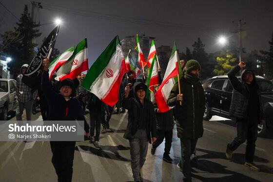 گزارش تصویری | تجمع مردم مشهد در سوگ رهبر انقلاب | بولوار هفت‌ تیر