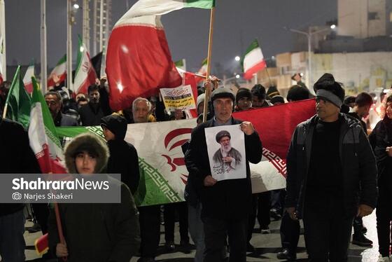 گزارش تصویری | تجمع مردم مشهد در سوگ رهبر انقلاب | بولوار هفت‌ تیر