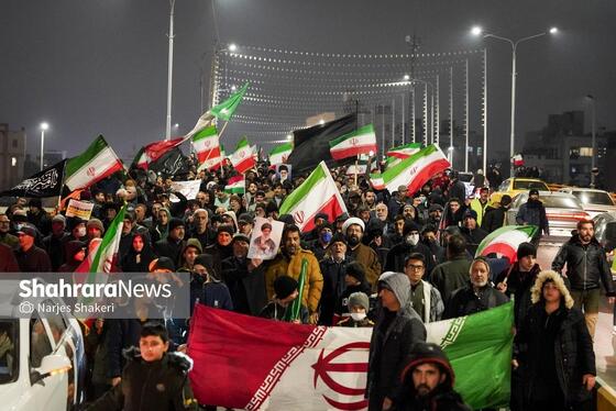 گزارش تصویری | تجمع مردم مشهد در سوگ رهبر انقلاب | بولوار هفت‌ تیر