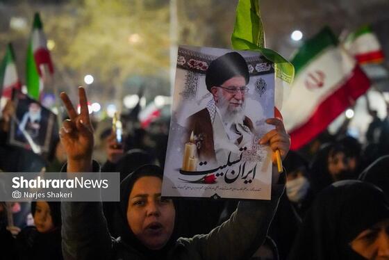 گزارش تصویری | تجمع مردم مشهد در سوگ رهبر انقلاب | بولوار هفت‌ تیر
