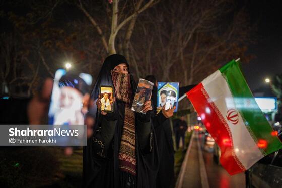 گزارش تصویری | تجمع مردم مشهد در سوگ رهبر انقلاب | بولوار احمد آباد