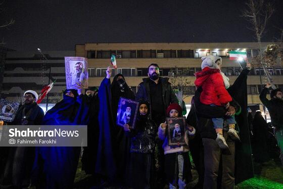 گزارش تصویری | تجمع مردم مشهد در سوگ رهبر انقلاب | بولوار احمد آباد