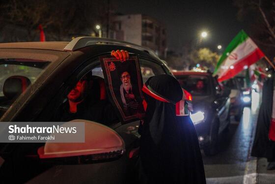 گزارش تصویری | تجمع مردم مشهد در سوگ رهبر انقلاب | بولوار احمد آباد