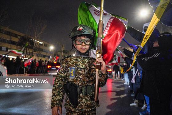 گزارش تصویری | تجمع مردم مشهد در سوگ رهبر انقلاب | بولوار احمد آباد