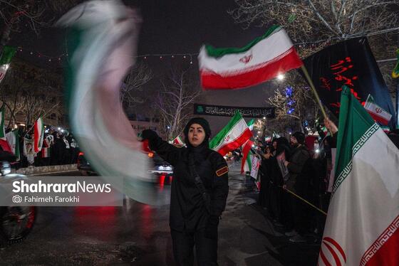 گزارش تصویری | تجمع مردم مشهد در سوگ رهبر انقلاب | بولوار احمد آباد