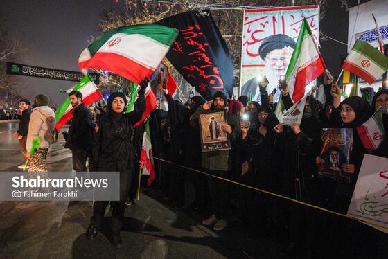 گزارش تصویری | تجمع مردم مشهد در سوگ رهبر انقلاب | بولوار احمد آباد