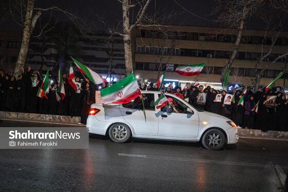 گزارش تصویری | تجمع مردم مشهد در سوگ رهبر انقلاب | بولوار احمد آباد