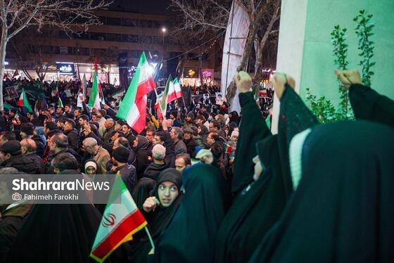 گزارش تصویری | تجمع مردم مشهد در سوگ رهبر انقلاب | بولوار احمد آباد