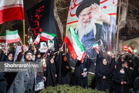 گزارش تصویری | تجمع مردم مشهد در سوگ رهبر انقلاب | بولوار احمد آباد
