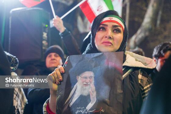 گزارش تصویری | تجمع مردم مشهد در سوگ رهبر انقلاب | بولوار احمد آباد