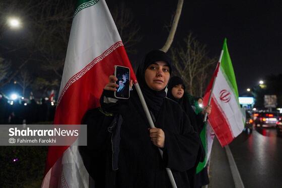 گزارش تصویری | تجمع مردم مشهد در سوگ رهبر انقلاب | بولوار احمد آباد