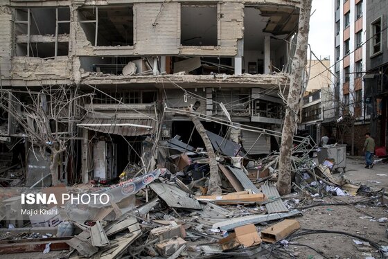 گزارش تصویری | خسارات ناشی از تجاوز هوایی آمریکا و رژیم صهیونیستی به ایران - تهران (۱۱ اسفند ۱۴۰۴)