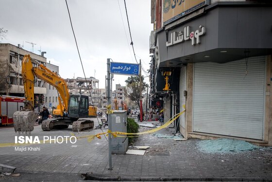 گزارش تصویری | خسارات ناشی از تجاوز هوایی آمریکا و رژیم صهیونیستی به ایران - تهران (۱۱ اسفند ۱۴۰۴)