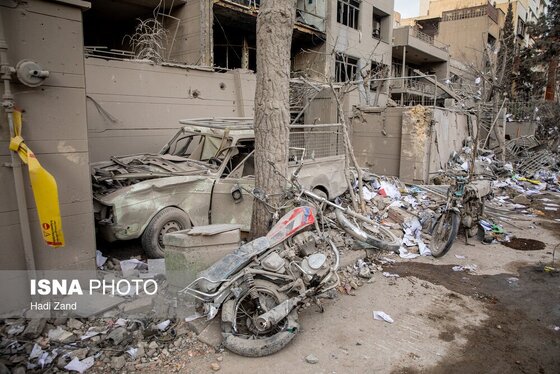 گزارش تصویری | خسارات ناشی از تجاوز هوایی آمریکا و رژیم صهیونیستی به ایران - تهران (۱۱ اسفند ۱۴۰۴)