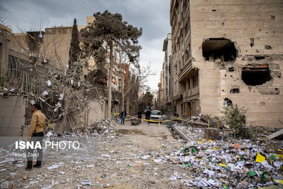 گزارش تصویری | خسارات ناشی از تجاوز هوایی آمریکا و رژیم صهیونیستی به ایران - تهران (۱۱ اسفند ۱۴۰۴)