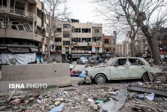 گزارش تصویری | خسارات ناشی از تجاوز هوایی آمریکا و رژیم صهیونیستی به ایران - تهران (۱۱ اسفند ۱۴۰۴)