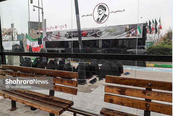 گزارش تصویری | شهر در سوگ رهبر شهید