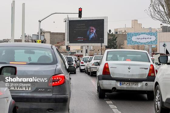 گزارش تصویری | شهر در سوگ رهبر شهید
