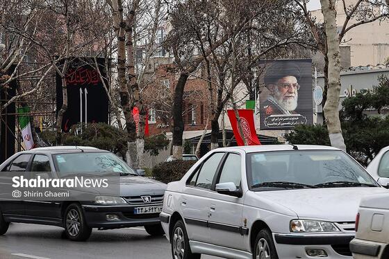 گزارش تصویری | شهر در سوگ رهبر شهید